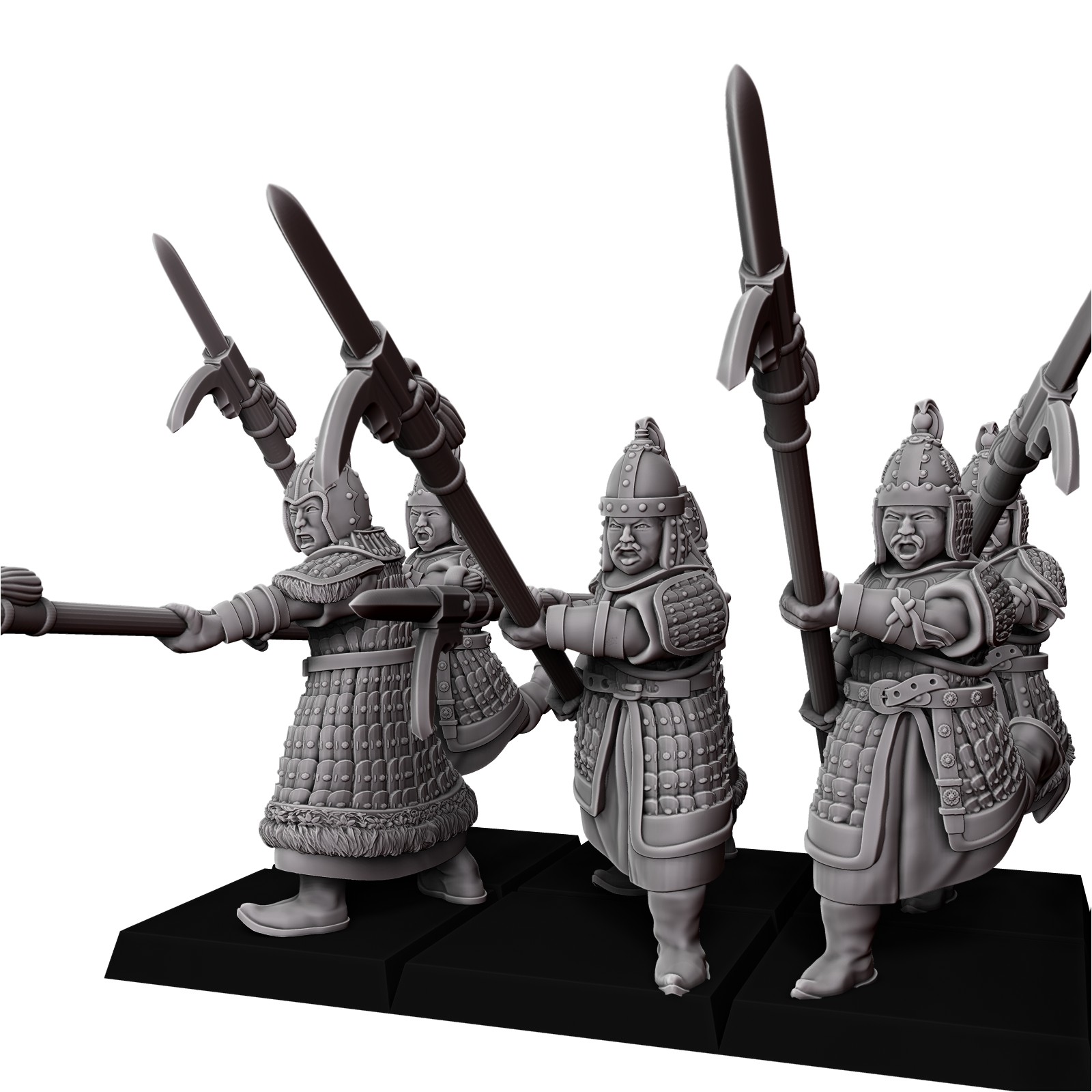 Lanceros del Imperio Celeste Imperio Cathay Fantasía por miniaturas